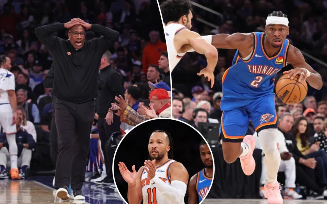 Knicks livid with refs over favorable Shai Gilgeous-Alexander whistles: ‘Does a great job of convincing’
