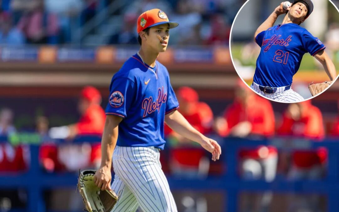 Jonah Tong gets optioned to minor league camp as Mets hope he can ‘work on some things’
