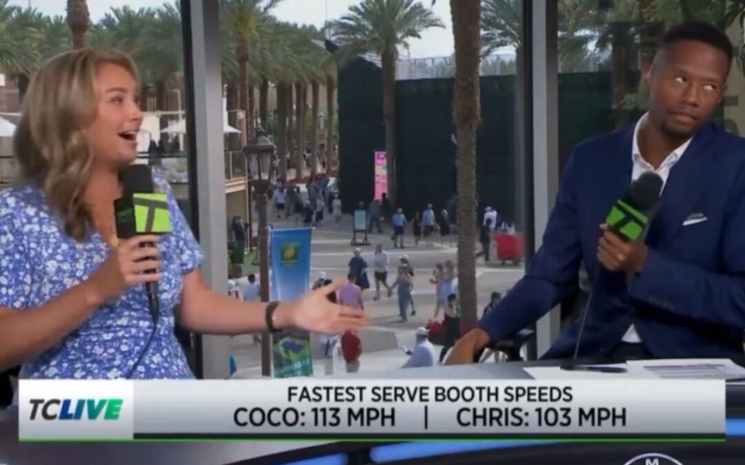 Chris Eubanks goes off on Coco Vandeweghe in awkward Tennis Channel scene