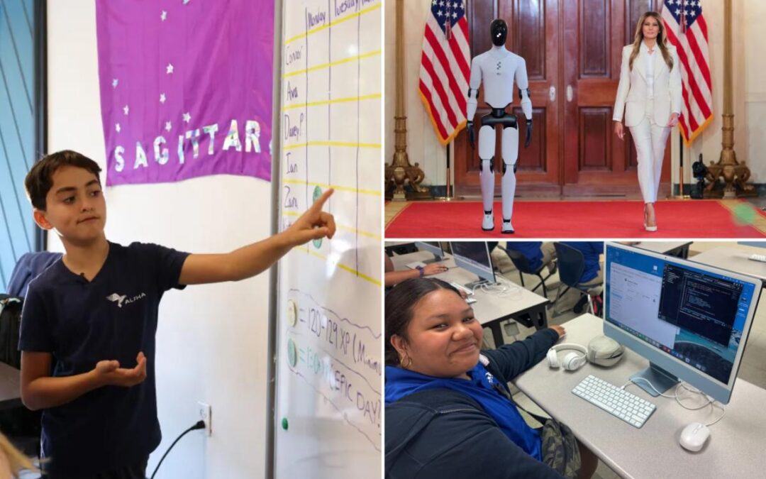 A new wave of AI schools is balancing life skills and machine-led learning — for as little as two hours a day