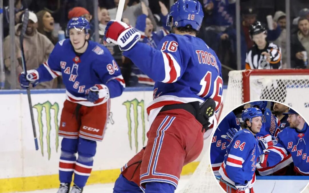 Gabe Perreault finally starting to live up to Rangers’ expectations