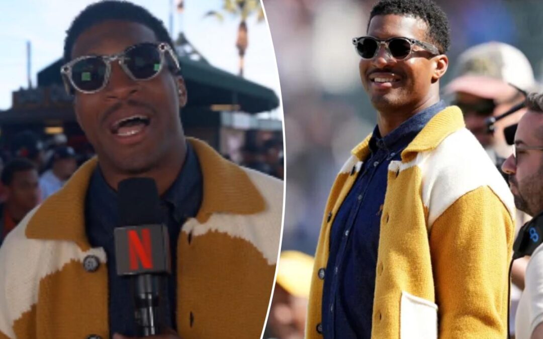 Jameis Winston cracks crab legs joke in wild moment during Netflix Opening Day coverage