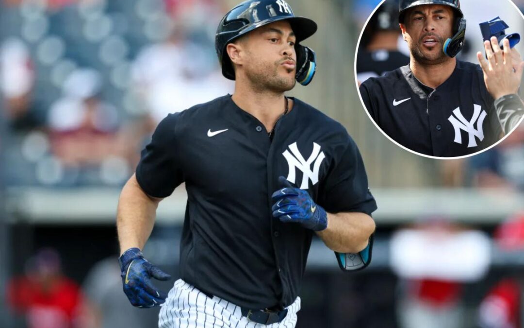 Giancarlo Stanton solid in Yankees spring training debut: ‘Nice, prototype first day’
