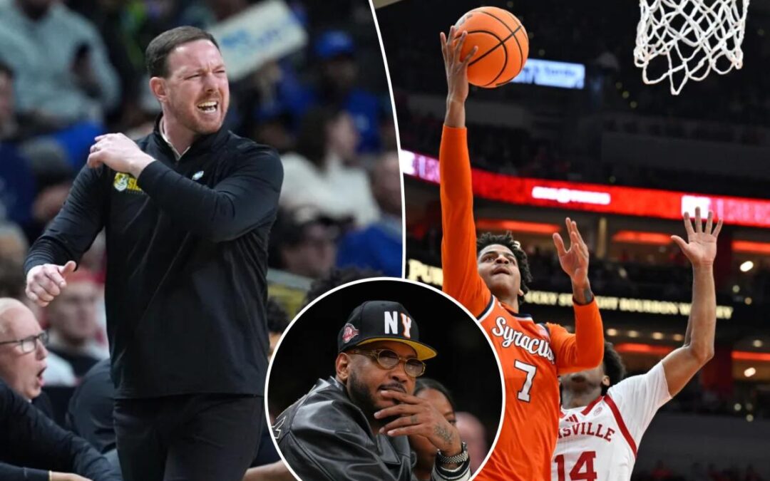 Carmelo Anthony discusses son Kiyan’s Syracuse future with Gerry McNamara hire