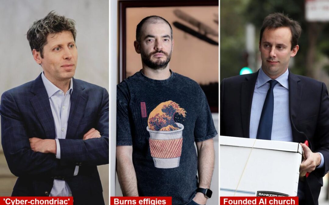 Burning effigies, doomsday prepping and ‘cyber-chondriacs’: The wacky beliefs of the tech elite shaping global society