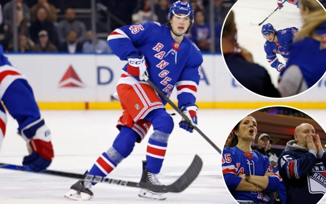 Drew Fortescue gets to live his ‘dream’ and show Rangers his potential in NHL debut