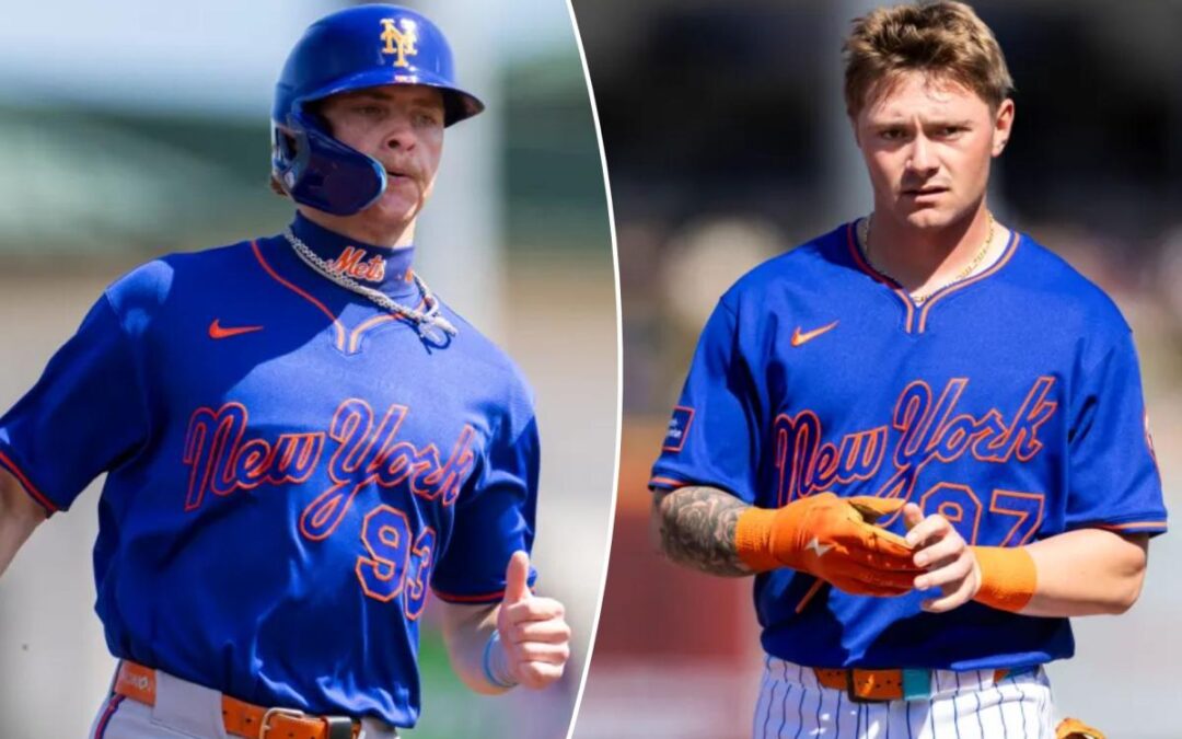 Carson Benge, A.J. Ewing start together in outfield for glimpse into Mets future