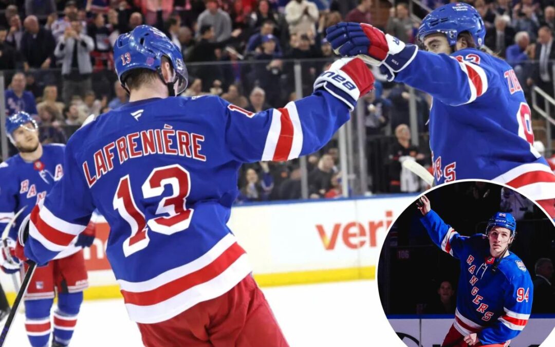 Rebuilt Rangers top line is spurring a post-Olympics hot streak