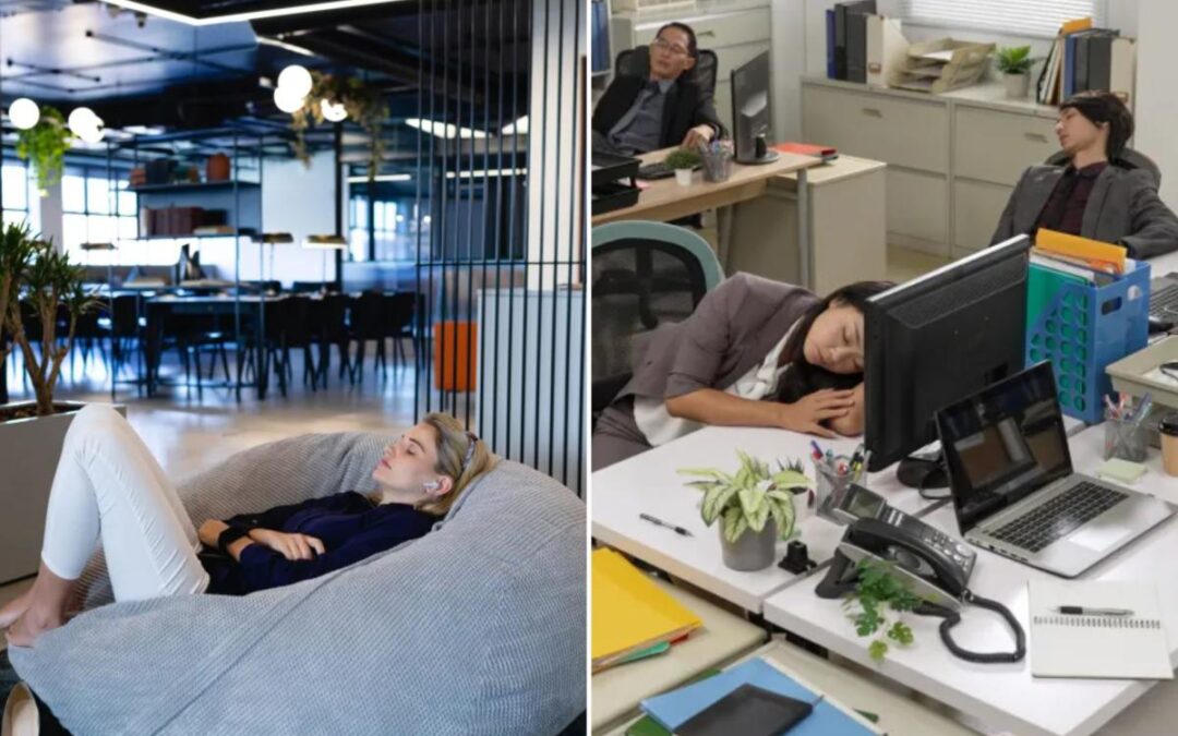Gen Z employees can’t bear the 9-5 grind — so they’re using lunch breaks to nap or ‘crash out’ in bizarre places throughout NYC