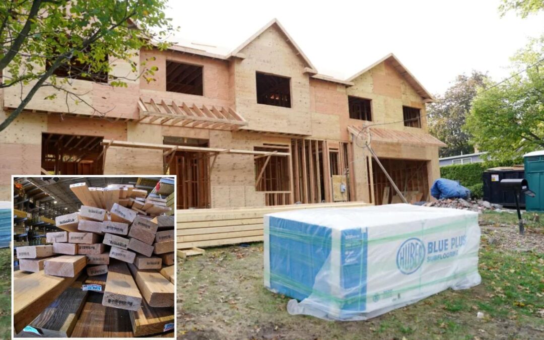 Senate Democrats’ new bill aims to slash home prices by cutting building materials tariffs