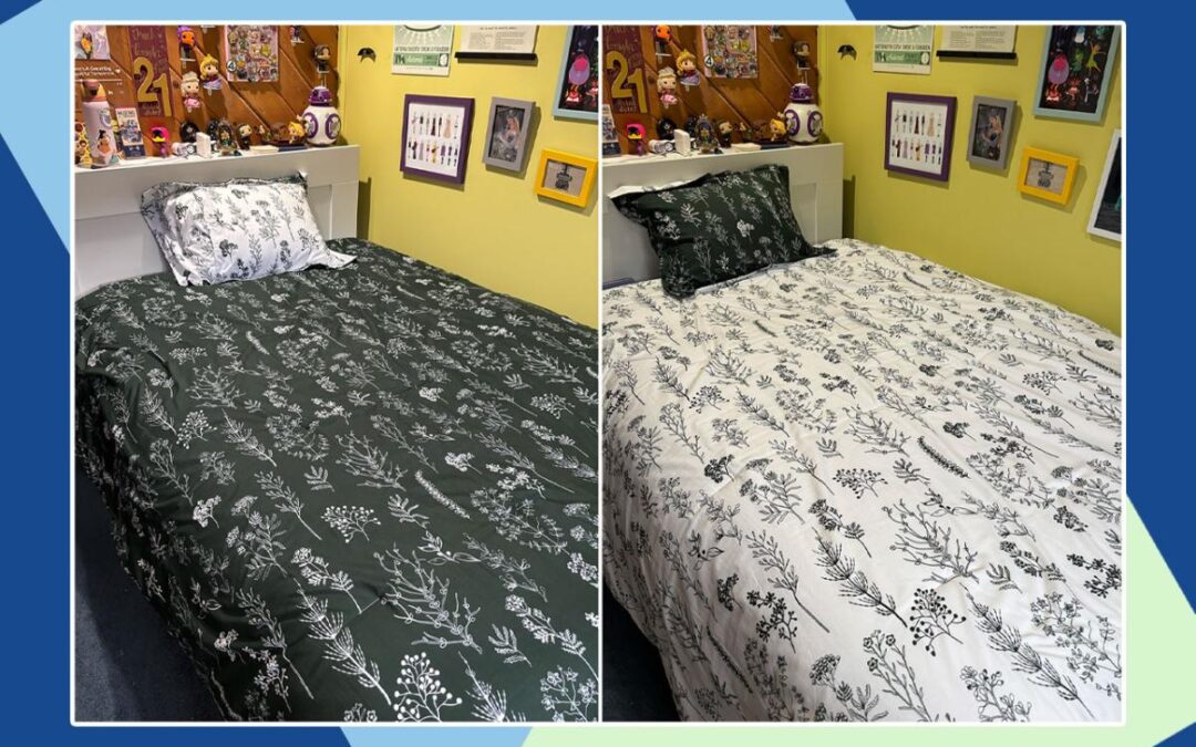 One deal, two looks: Reversible comforter set with over 20K reviews is on a big spring sale