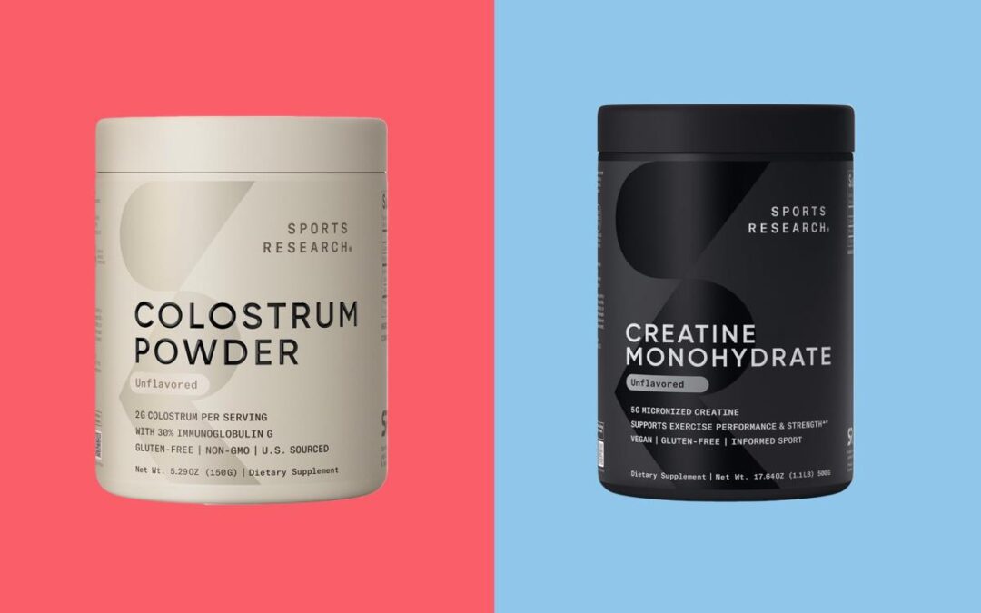 Stack supplements and savings — science-backed creatine and colostrum are 20% off