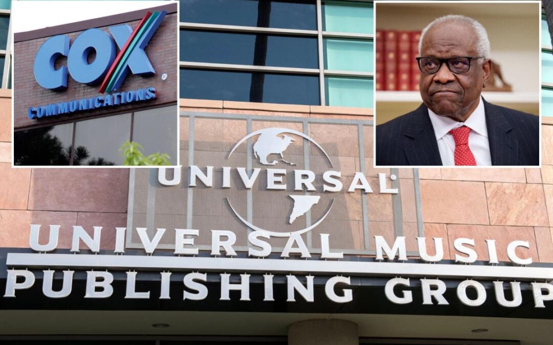 Supreme Court sides with internet service provider Cox in fight with record labels over pirated music