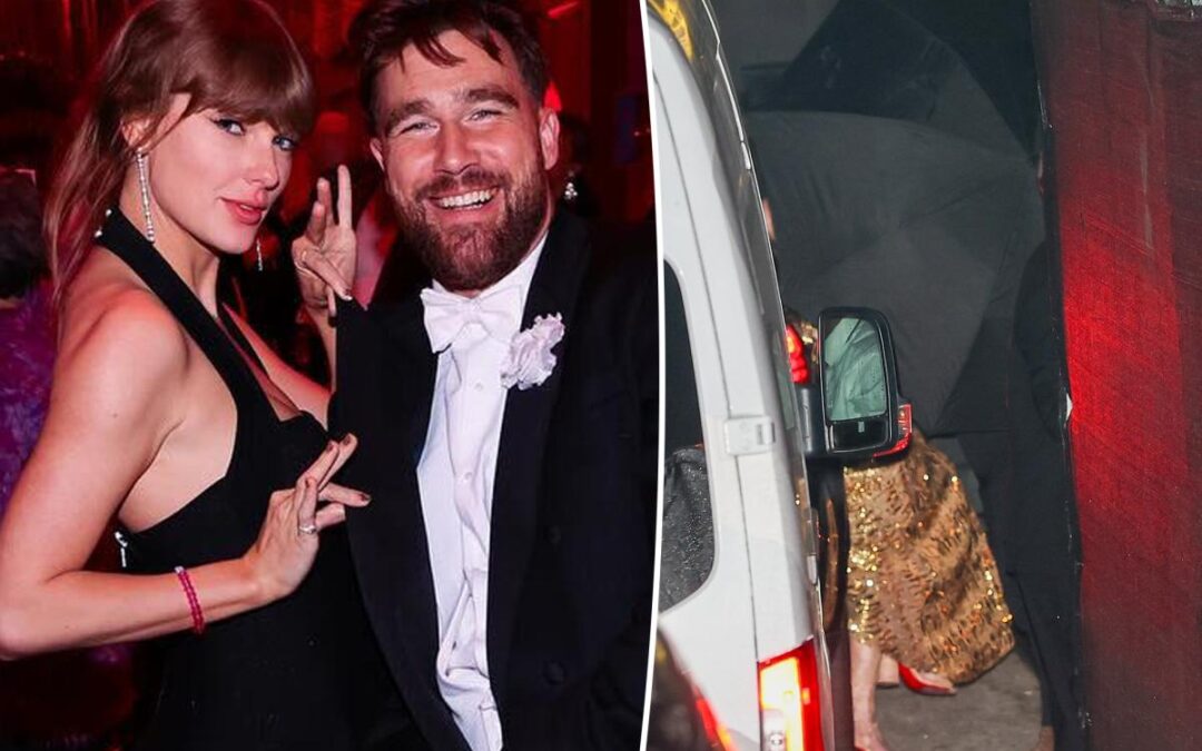 Taylor Swift and Travis Kelce sneakily attend multiple, exclusive Oscars afterparties