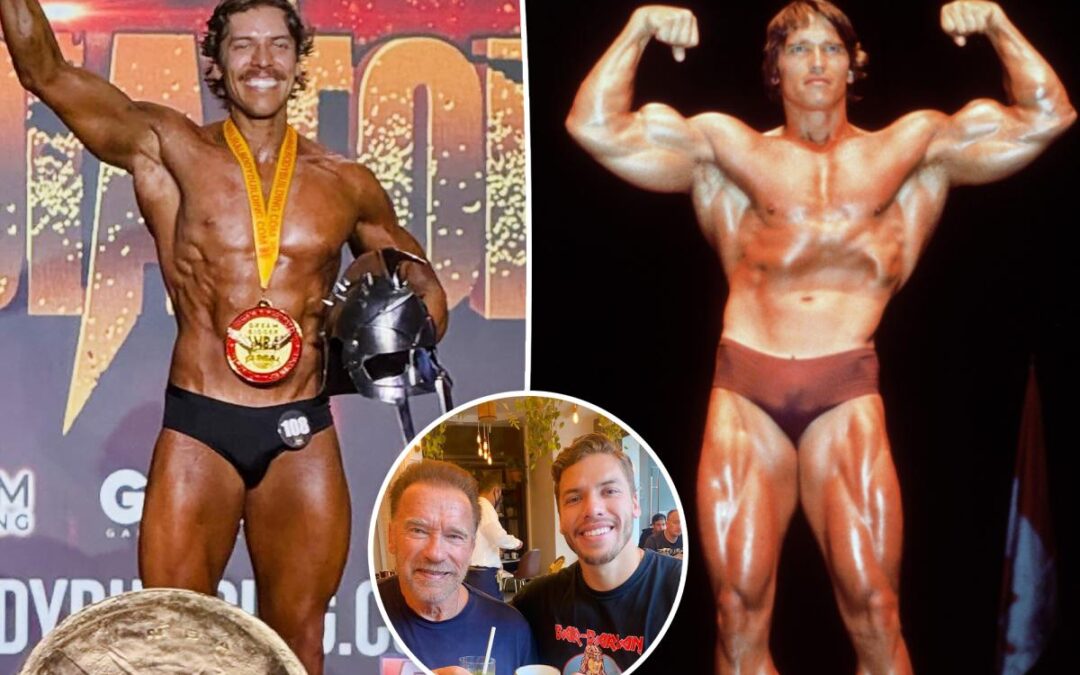 Arnold Schwarzenegger’s son Joseph Baena follows in his dad’s footsteps with another bodybuilding win