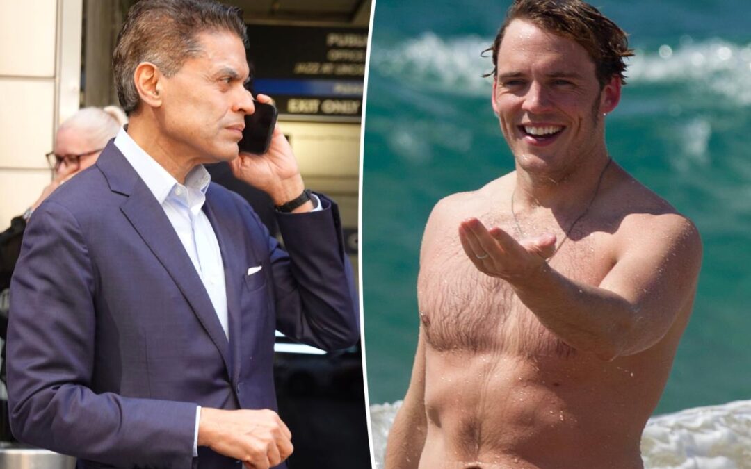 Sam Claflin going for a shirtless run, Fareed Zakaria on the 1 Train and more sightings