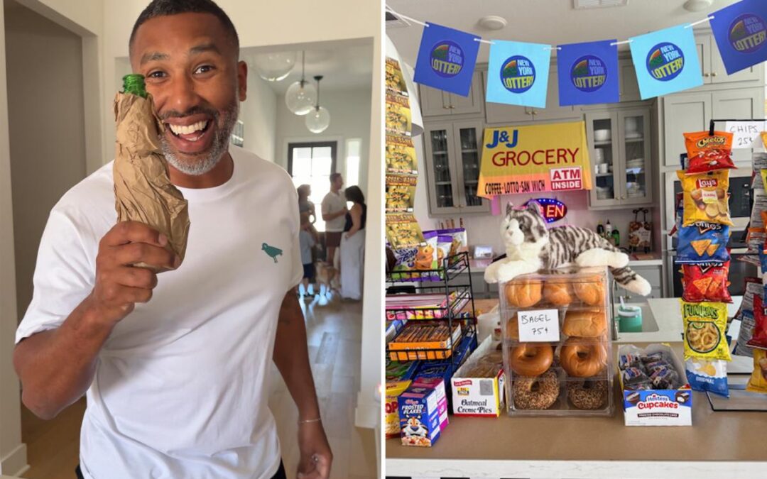 Influencer goes viral for bodega-themed birthday party, complete with bacon, egg & cheeses & cat