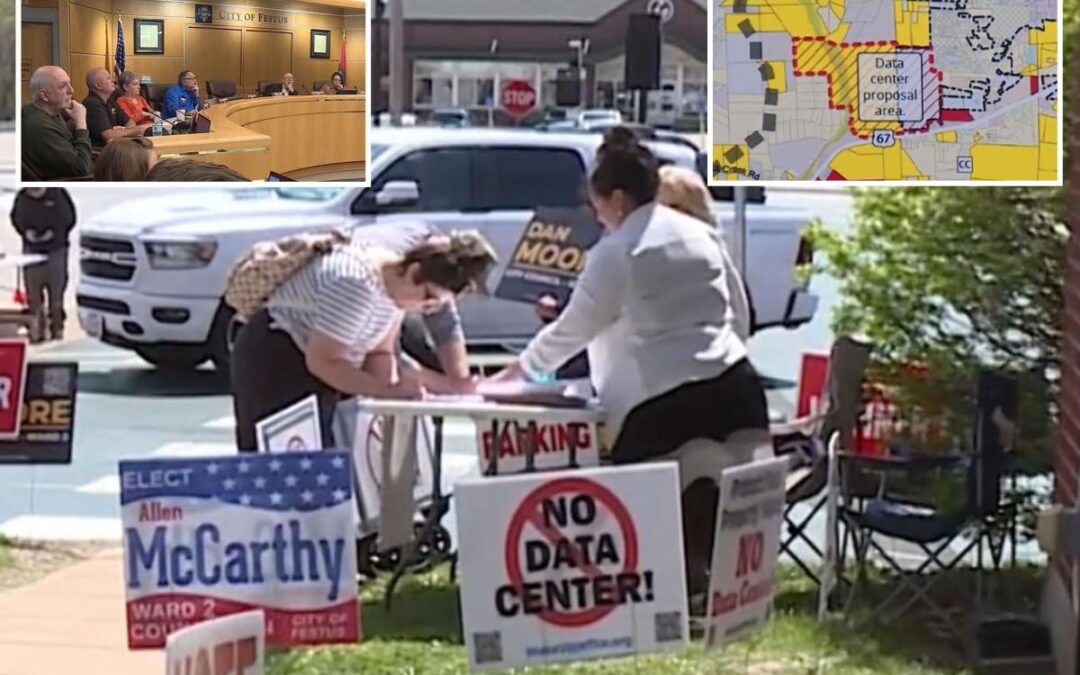 After Missouri city approves $6B data center, angry voters get revenge at the polls