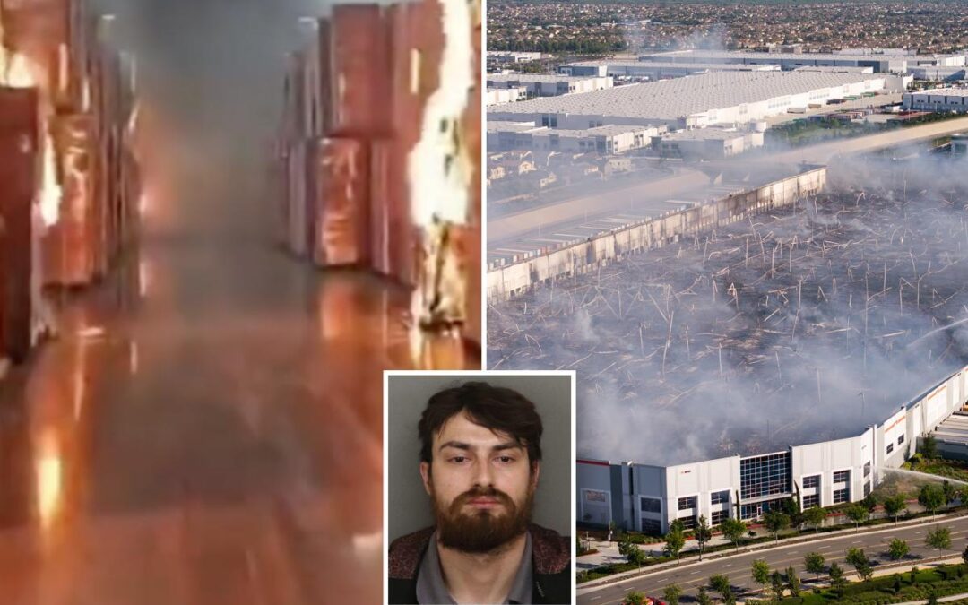 Accused Kimberly-Clark arsonist compared himself  to Luigi Mangione in call about SoCal warehouse inferno