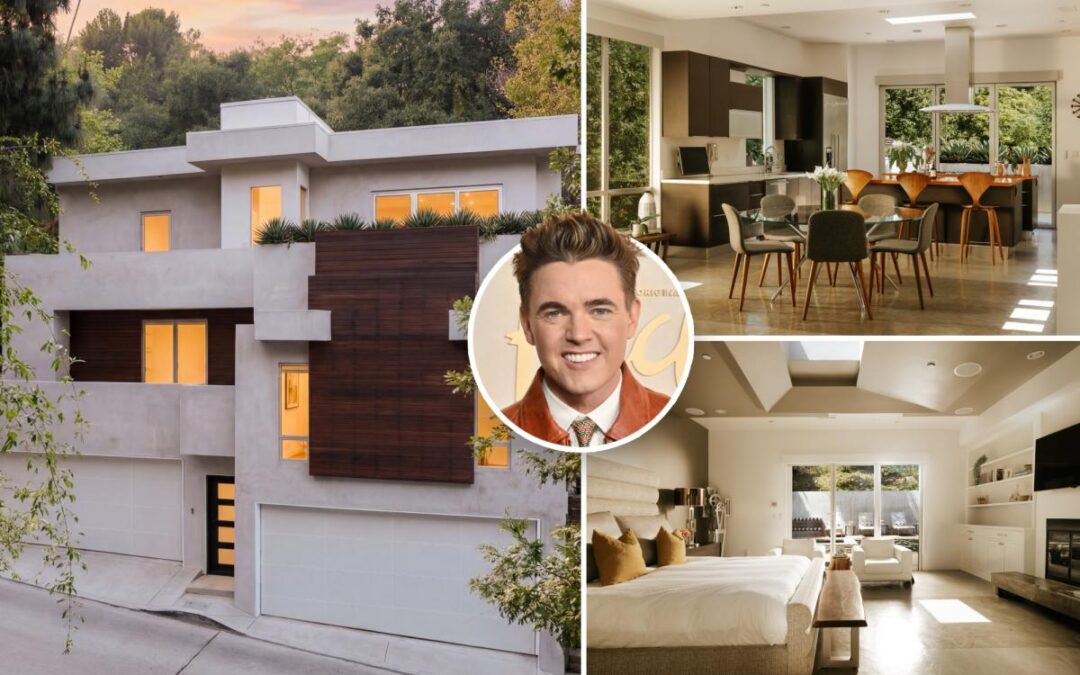 Jesse McCartney wants $2.79M for his light-filled LA home — lovingly dressed with stylish decorations