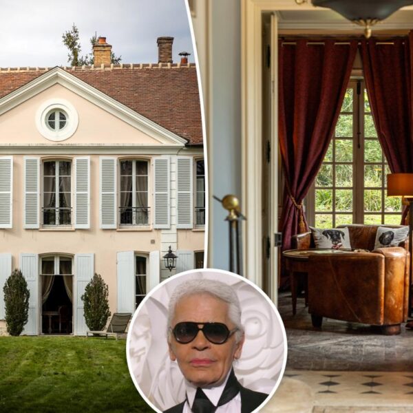 Karl Lagerfeld’s former estate near Paris lists for $3.17M with charming old-world touches intact