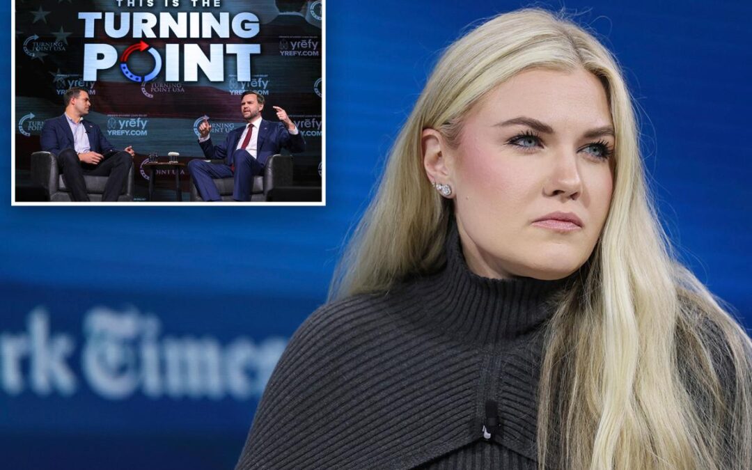 Erika Kirk skips highly anticipated Turning Point USA event with JD Vance after receiving ‘very serious threats’