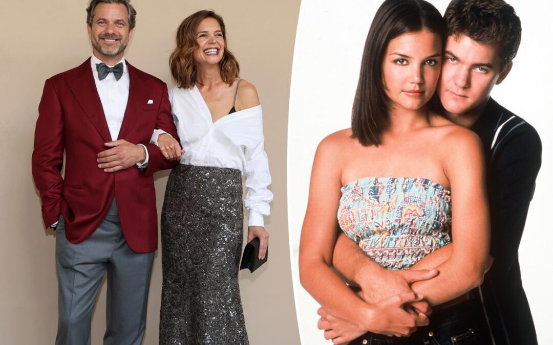 ‘Dawson’s Creek’ alums Joshua Jackson and Katie Holmes have a sweet reunion in NYC