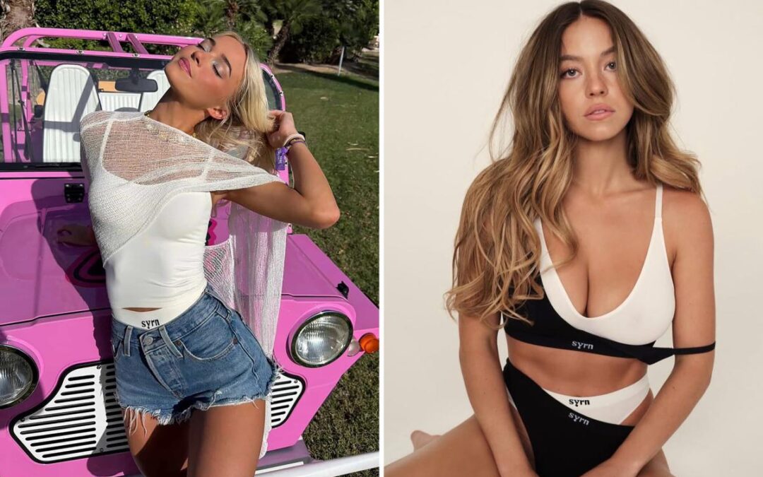 Livvy Dunne poses for Sydney Sweeney’s lingerie brand SYRN — sending Victoria’s Secret’s stock plunging