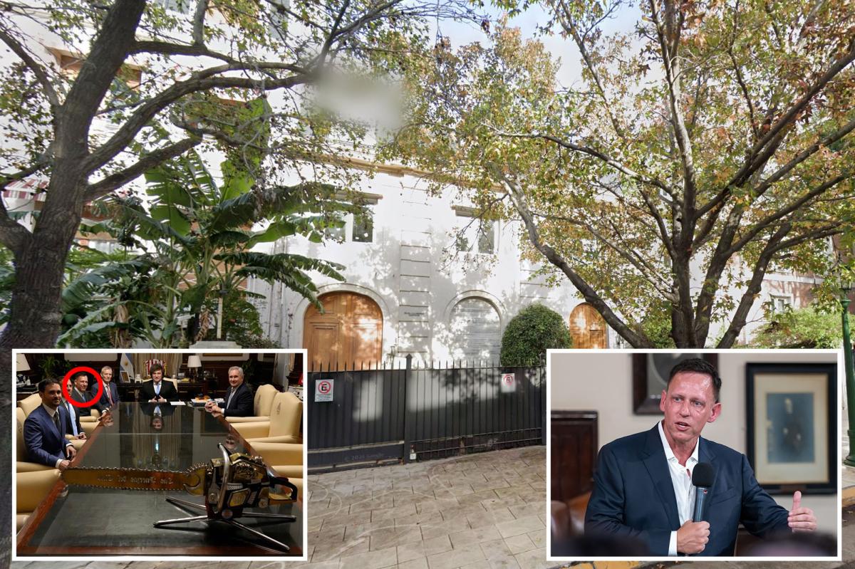 Tech titan Peter Thiel bets on Argentina with $12M Buenos Aires mansion buy — and it’s no secret why