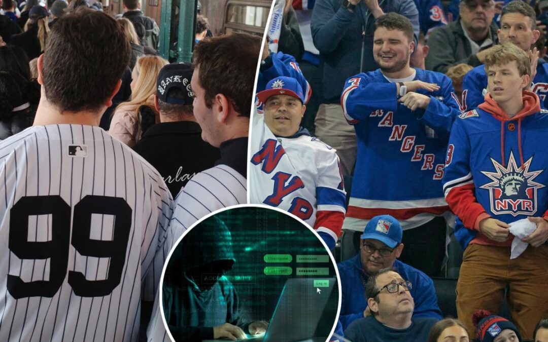 New York Yankees and Rangers fans at high risk of password breach, with millions hacked, new study reveals