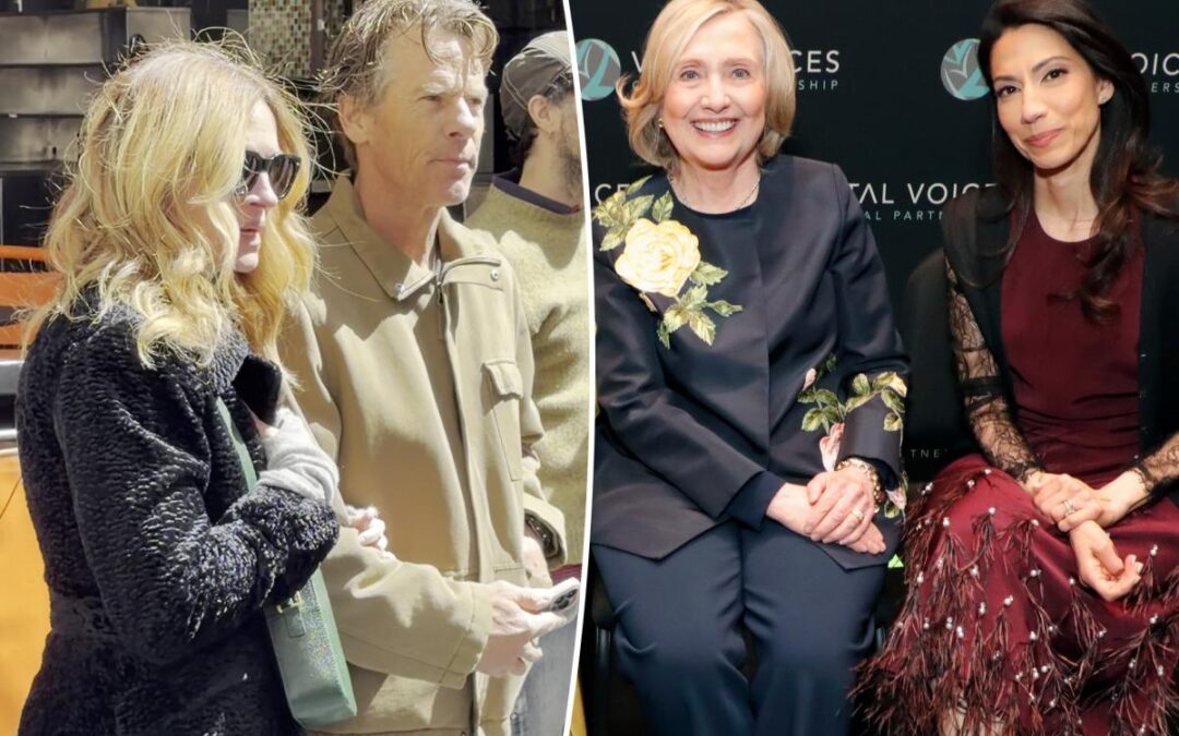Huma Abedin and Hillary Clinton unite for a cause, Julia Roberts has a Broadway date night and more sightings
