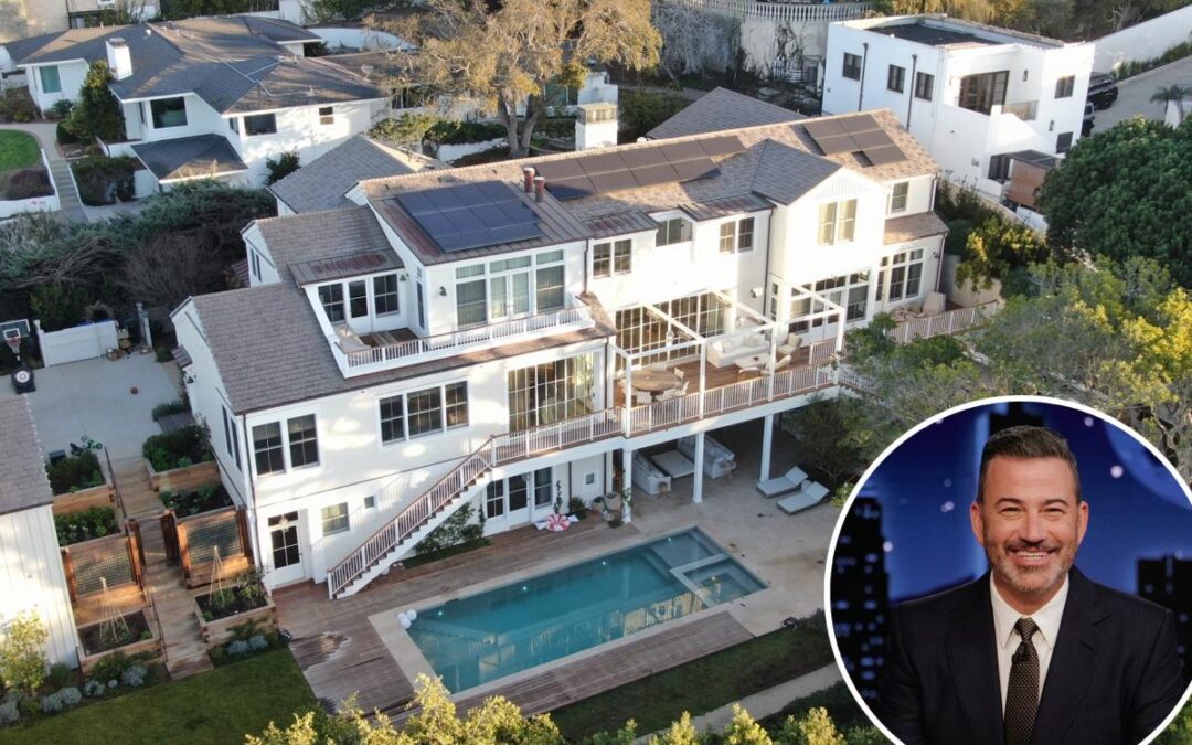 Jimmy Kimmel can take shelter from recent sick Trump joke controversy in his $8M California mansion