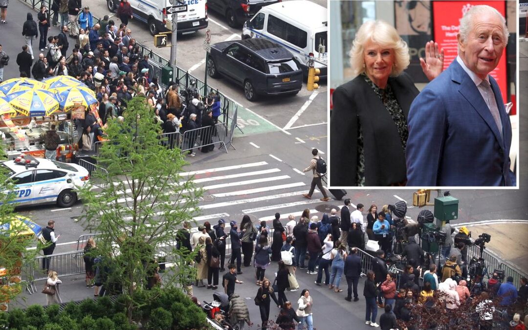 King Charles, Queen Camilla joined by celebs, supermodels at swanky Christie’s reception ending whirlwind NYC visit
