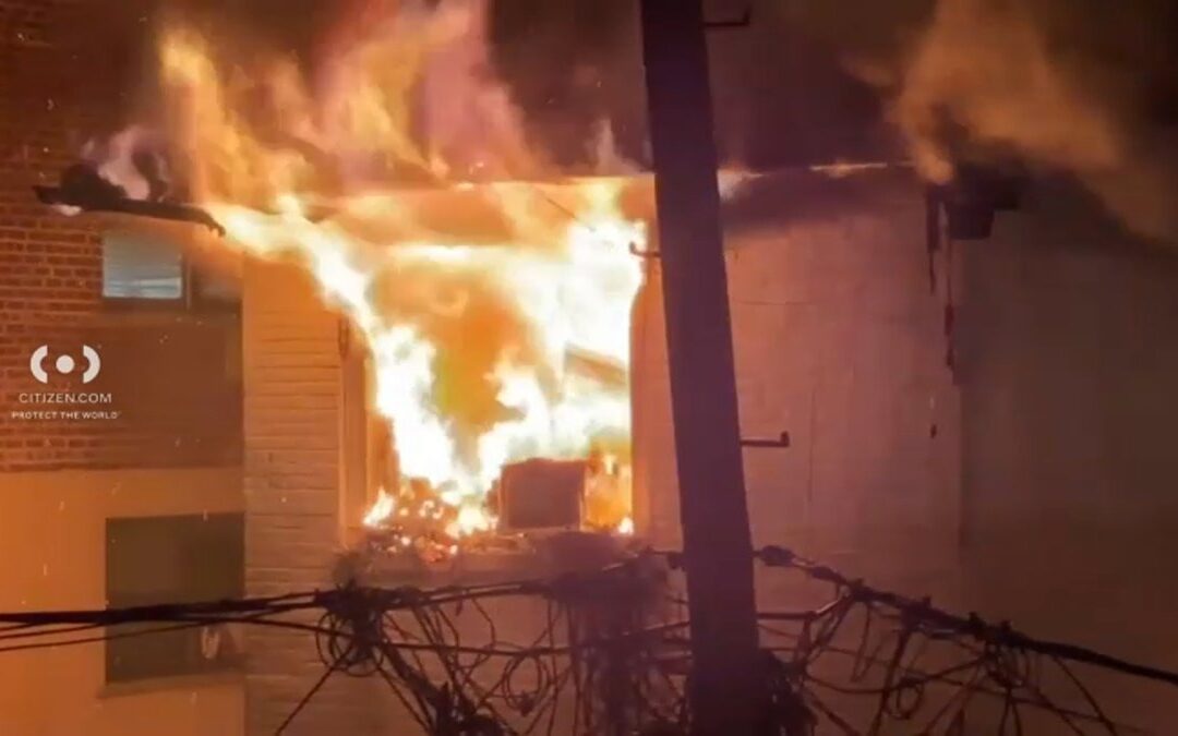 Woman in critical condition after raging house fire