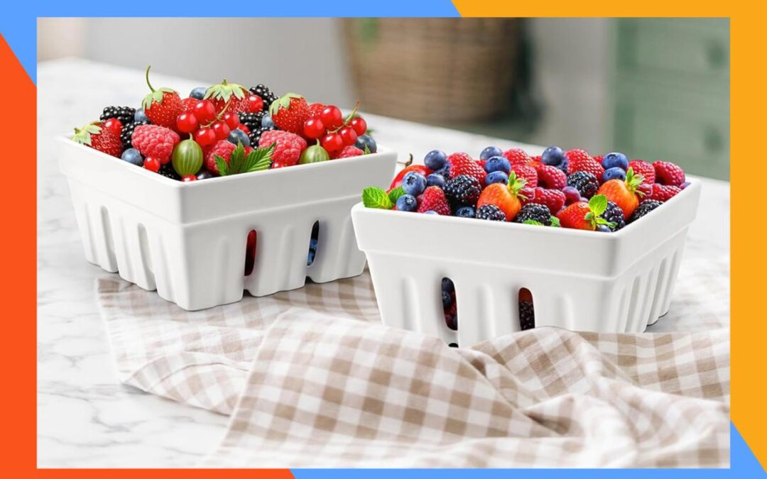 This $25 pair of ceramic berry baskets is what Parisian dreams are made of