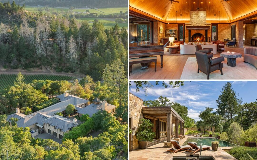 Ryan Seacrest lists his multi-million dollar Napa home for sale, see the sprawling mansion