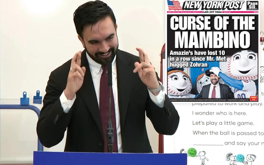 Zohran Mamdani embraces ‘Mayor Mambino’ nickname for a day as fans blame mascot hug for epic losing streak