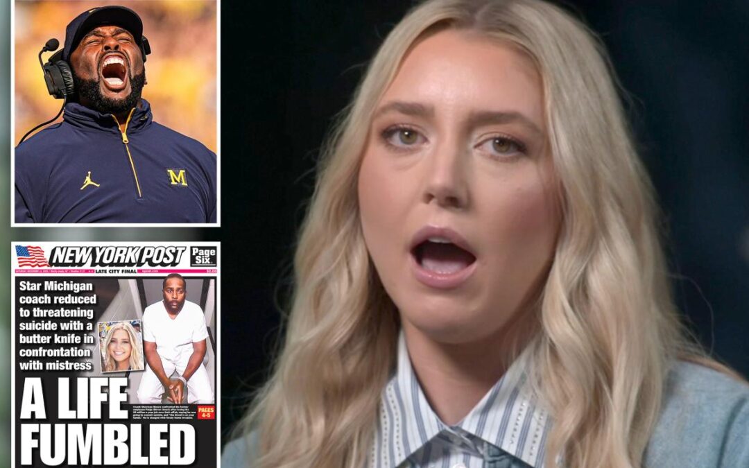 Sherrone Moore had ‘complete control’ over ex-mistress Paige Shiver, she reveals in first TV interview