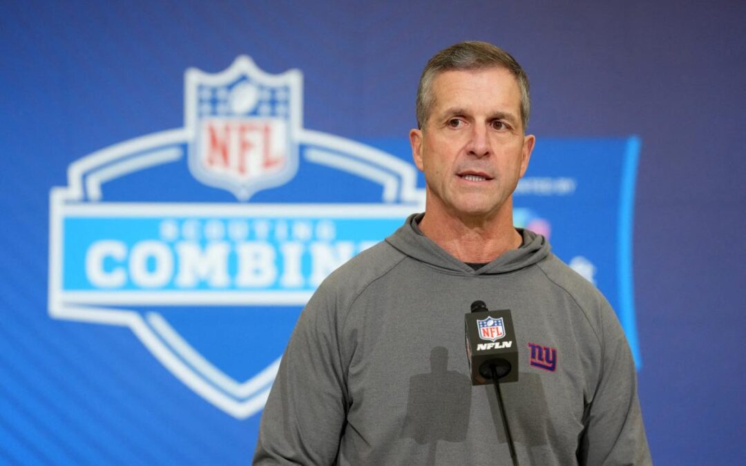 John Harbaugh takes control of the Giants — and his legacy — at the NFL draft