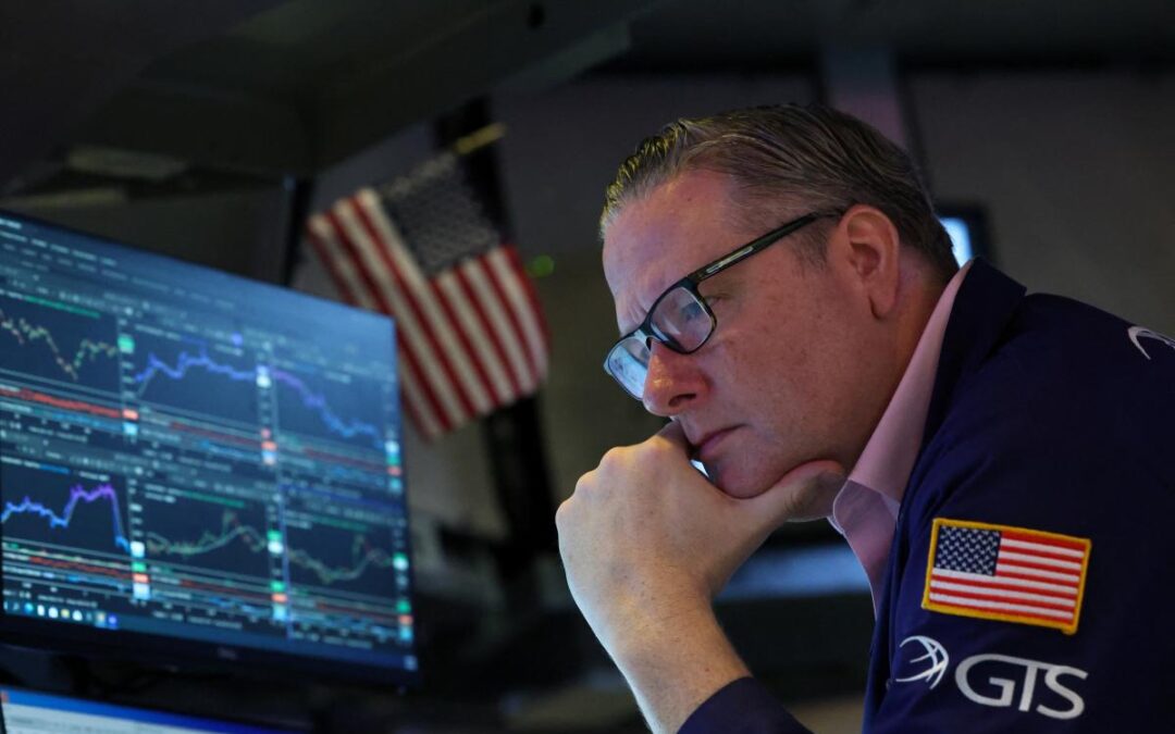 Dow sinks 100 points, oil nears $100 as Strait of Hormuz traffic remains limited