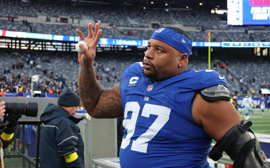 Giants trade Dexter Lawrence to Bengals in NFL blockbuster