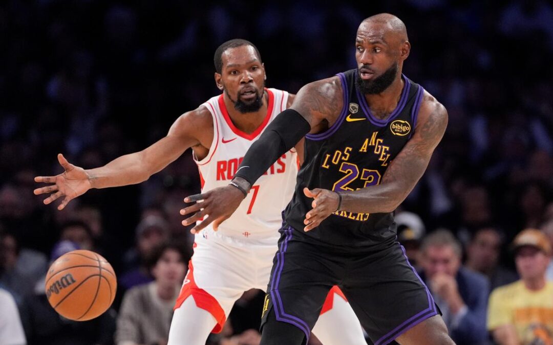 Lakers’ series, NBA title odds skyrocketing after surprise 2-0 start vs. Rockets