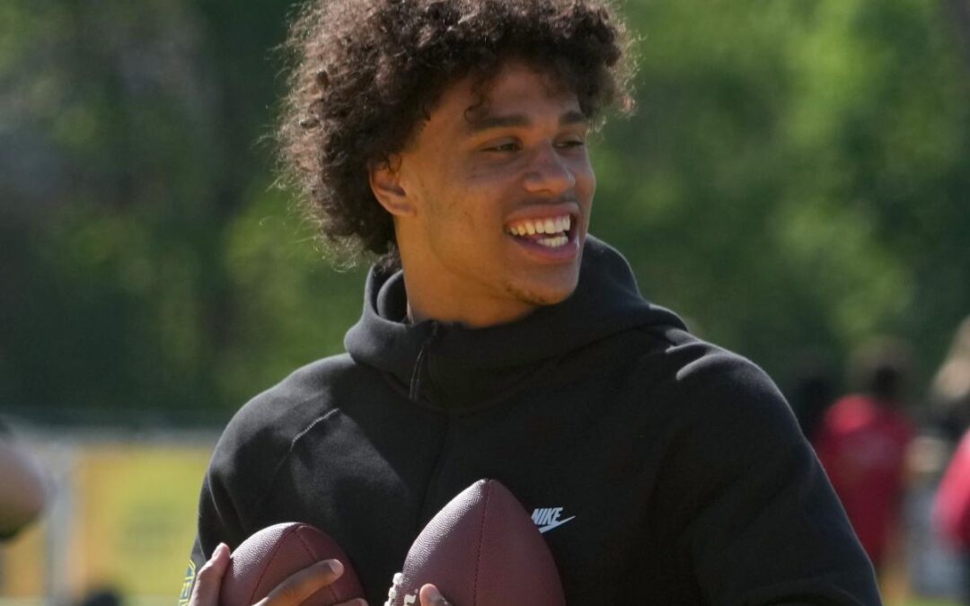 Giants’ odds to select Jordan Tyson shooting up ahead of 2026 NFL Draft