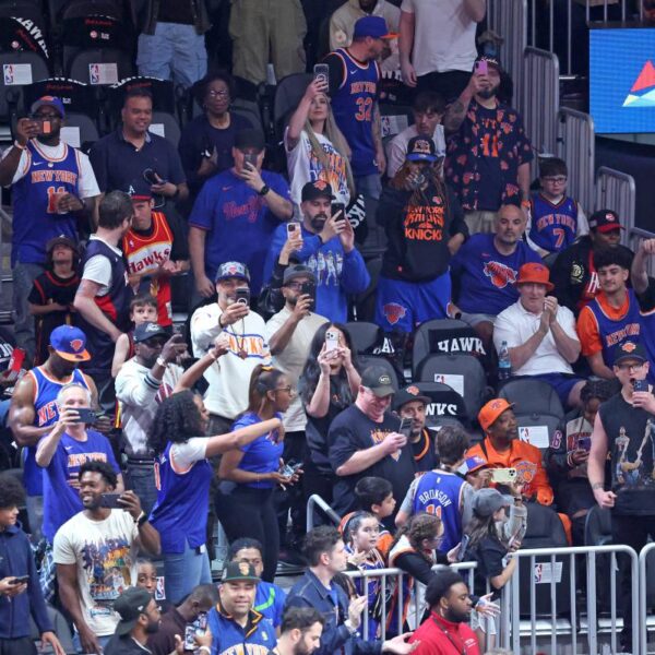 Knicks fans continue road takeovers in Atlanta: ‘Cool sight to see’