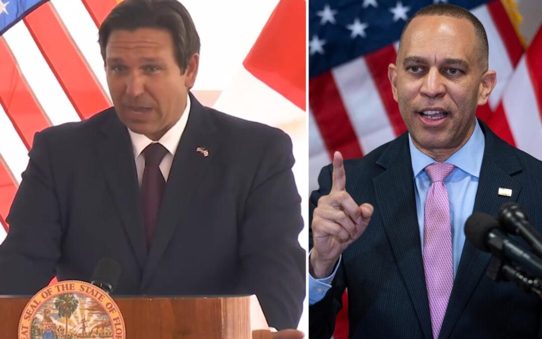 DeSantis says he’s taking up Jeffries’ invitation to ‘F around and find out’ on Florida redistricting effort