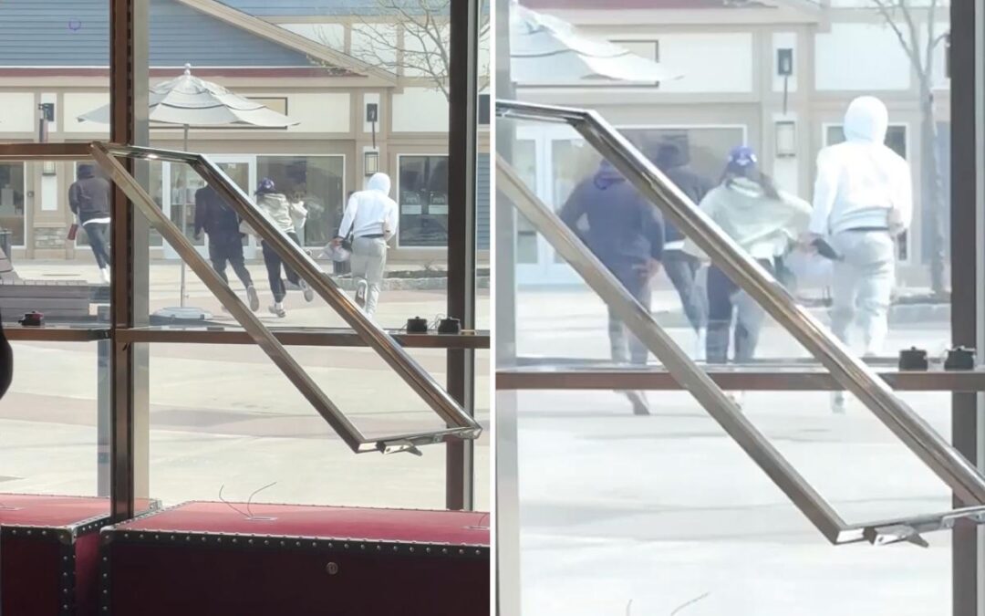 4 thieves steal Gucci handbags worth $30K in daylight smash-and-grab at NY shopping outlet