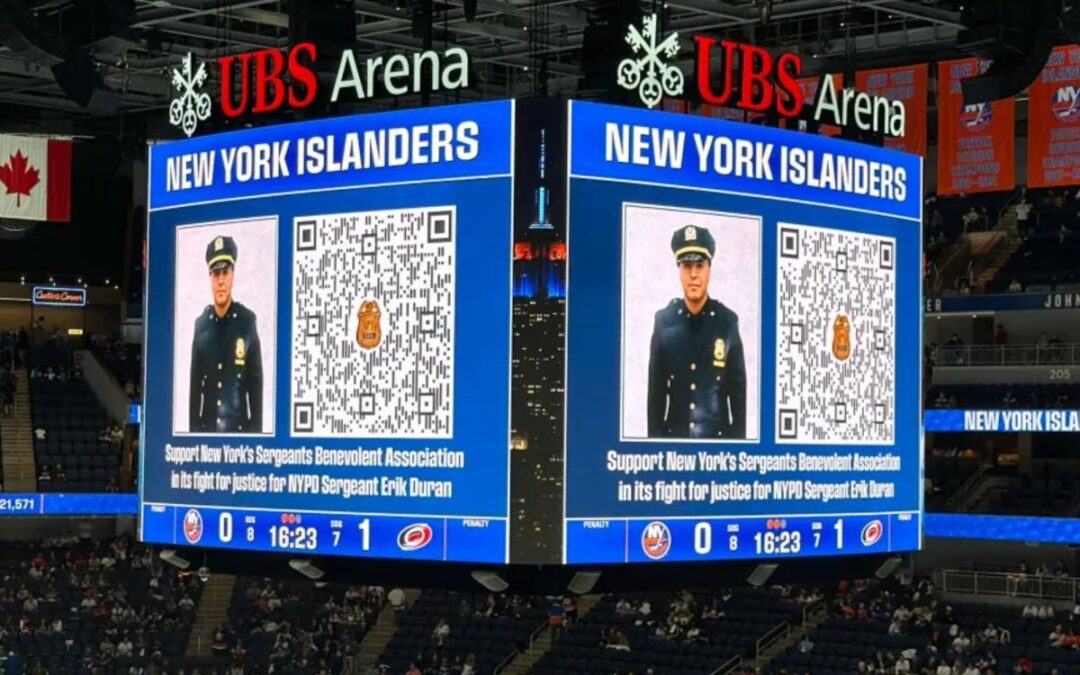 Islanders fans rally behind jailed ‘cooler cop’ Erik Duran after launch of defense legal fund