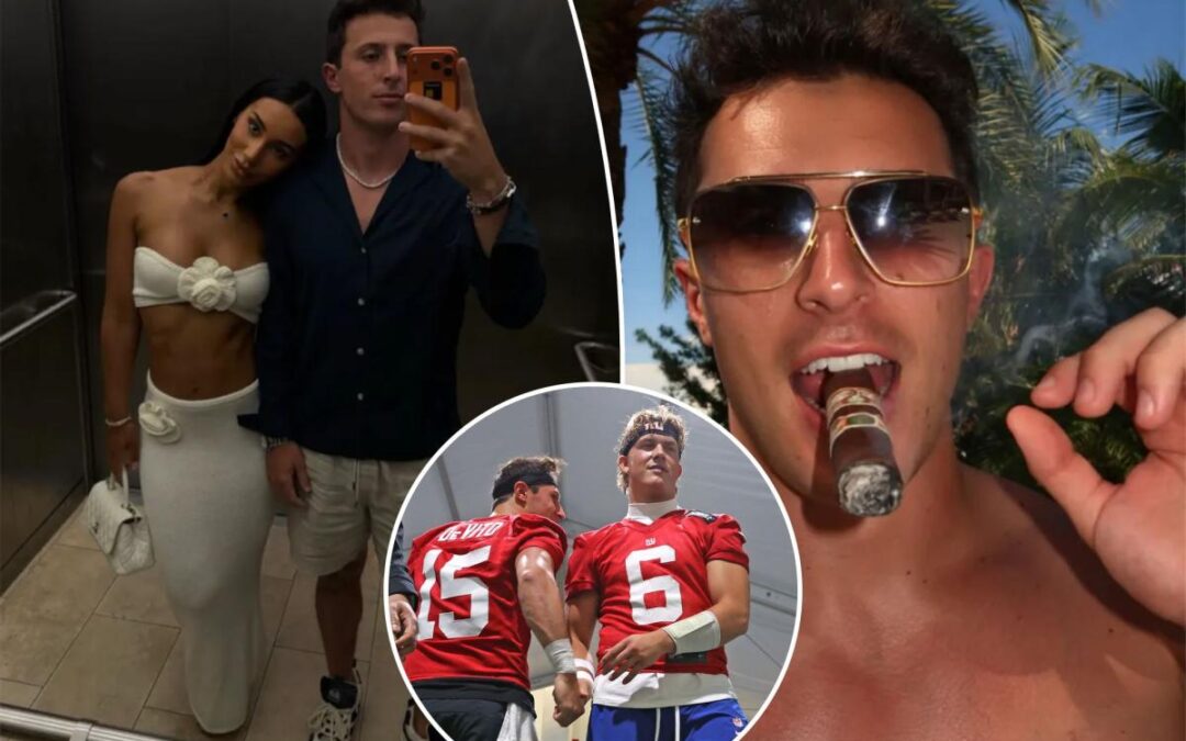 Tommy DeVito launches new romance in vacation pics — with Jaxson Dart chiming in