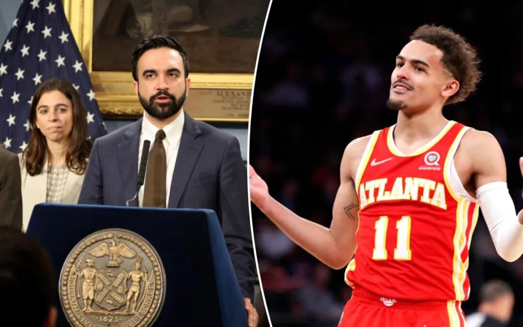 Mamdani jokes Trae Young is reason for expensive Garden playoff tickets — but Knicks nemesis claps back