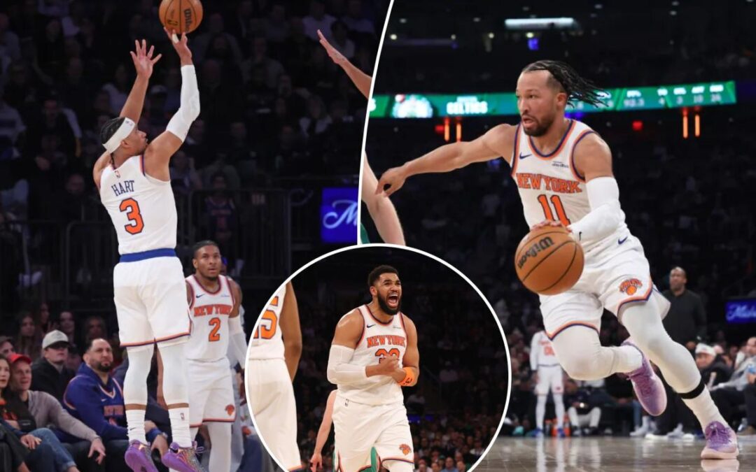 Josh Hart’s late heroics lead Knicks over Celtics in important victory